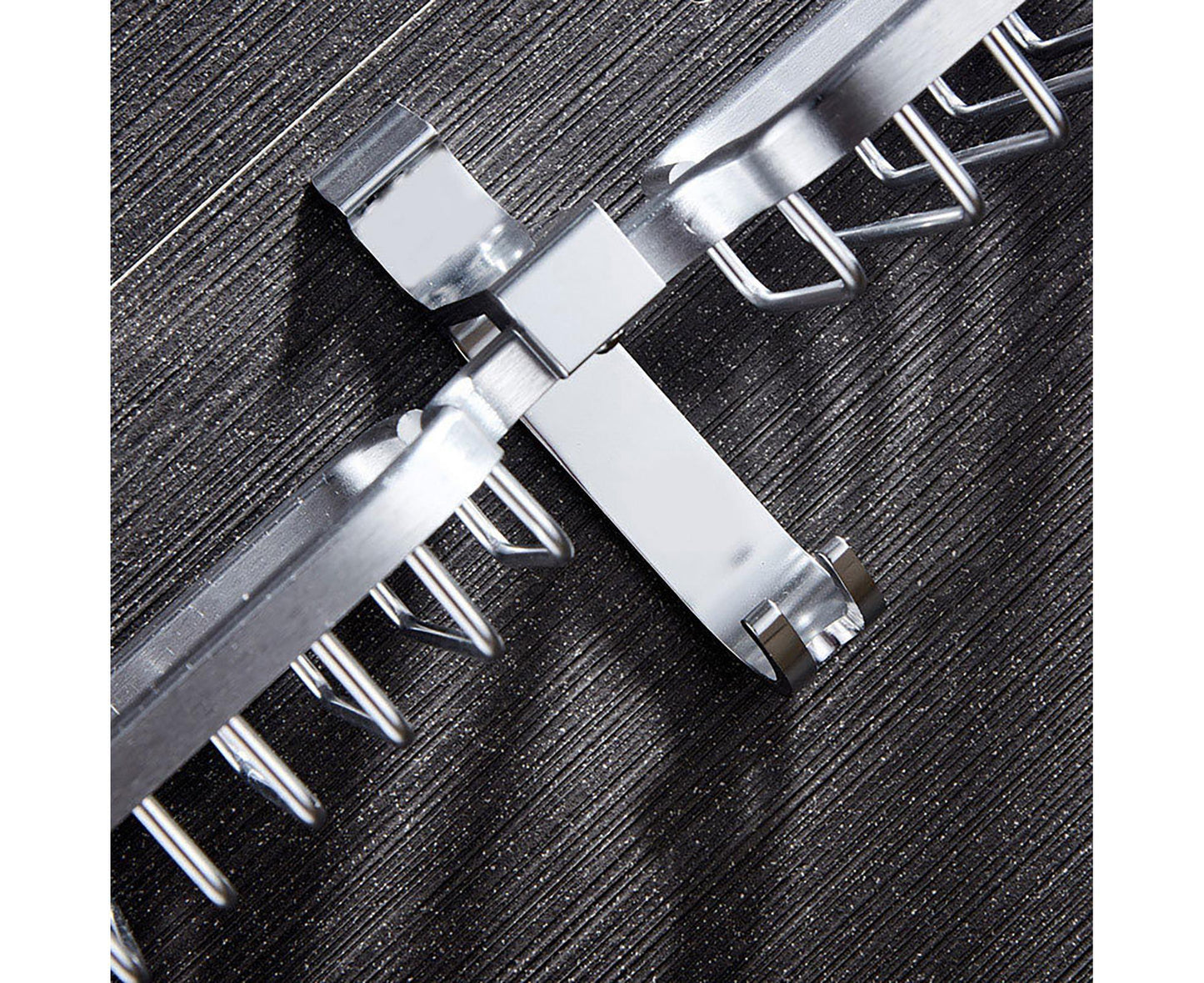 Soap Holder Easy-Installation Hollow Design Square-Shaped Punch-free Soap Drain Box for Home-Silver