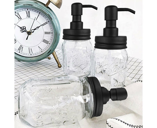 Stainless Steel Jar Soap Lotion Anti-Rust Bath Dispenser Lid Tube Pump Cap Head