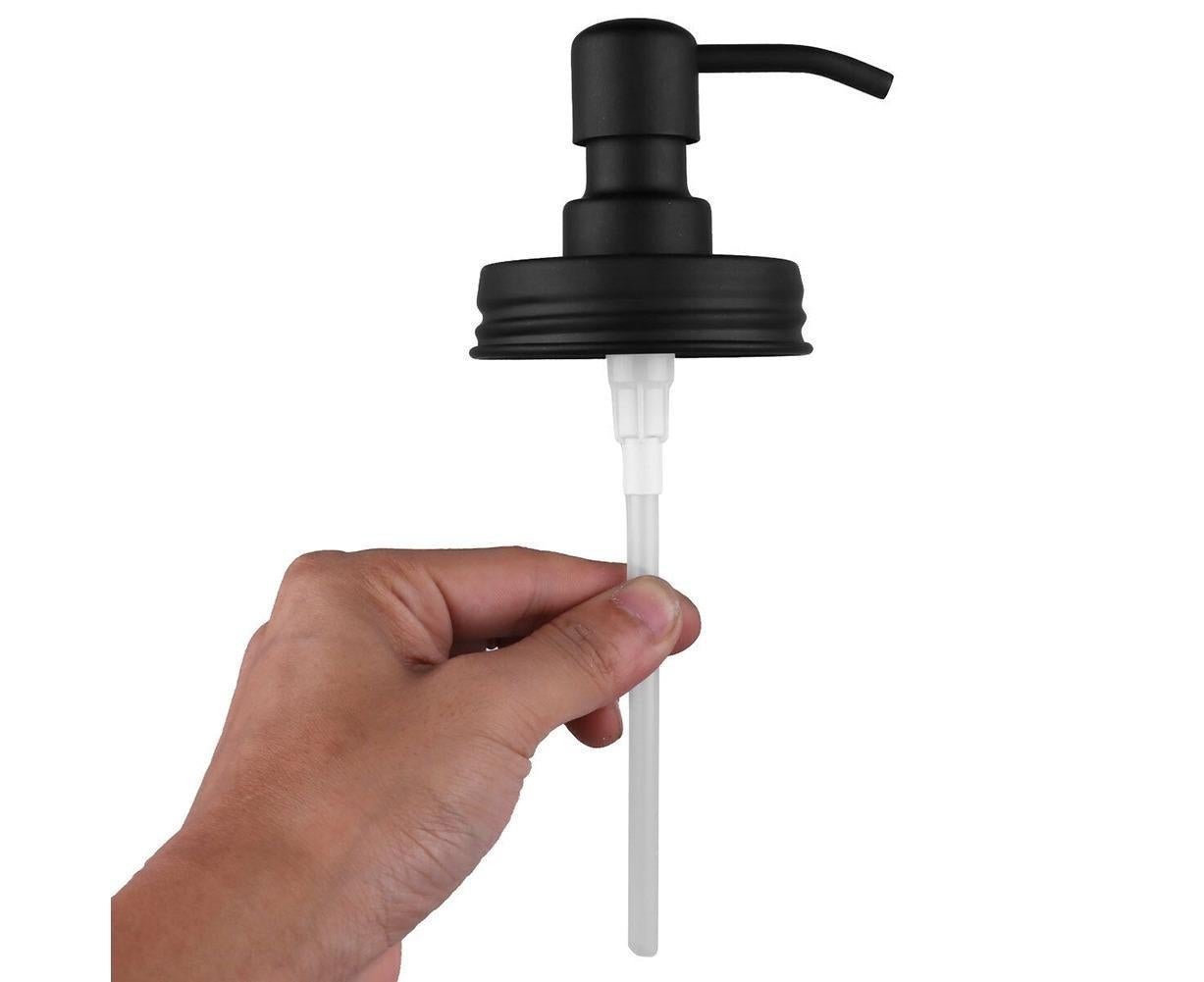 Stainless Steel Jar Soap Lotion Anti-Rust Bath Dispenser Lid Tube Pump Cap Head