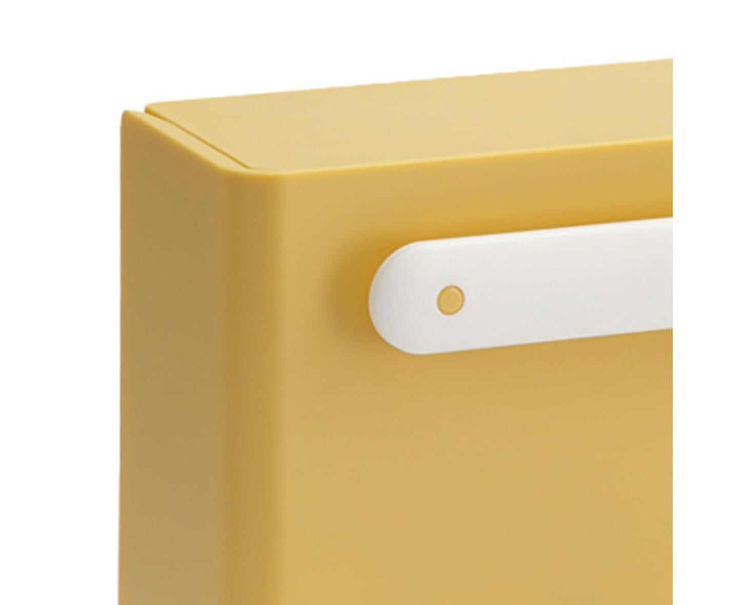 Waterproof Soap Box Detachable HIPS Wall Mountable Soap Draining Rack for Daily Use-Yellow