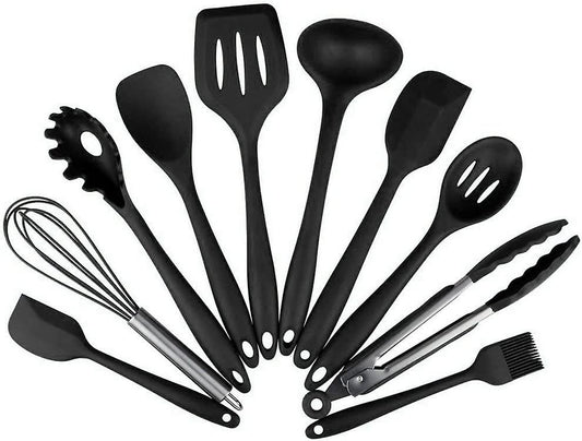 Kitchen Utensils Silicone Set, Bpa-free Silicone Kitchen Utensil Set, Dishwasher secure, Non-stick