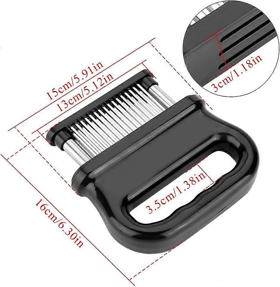 Meat tenderizer with 48 stainless steel needles, meat tenderizer kitchen tool for tenderizing beef