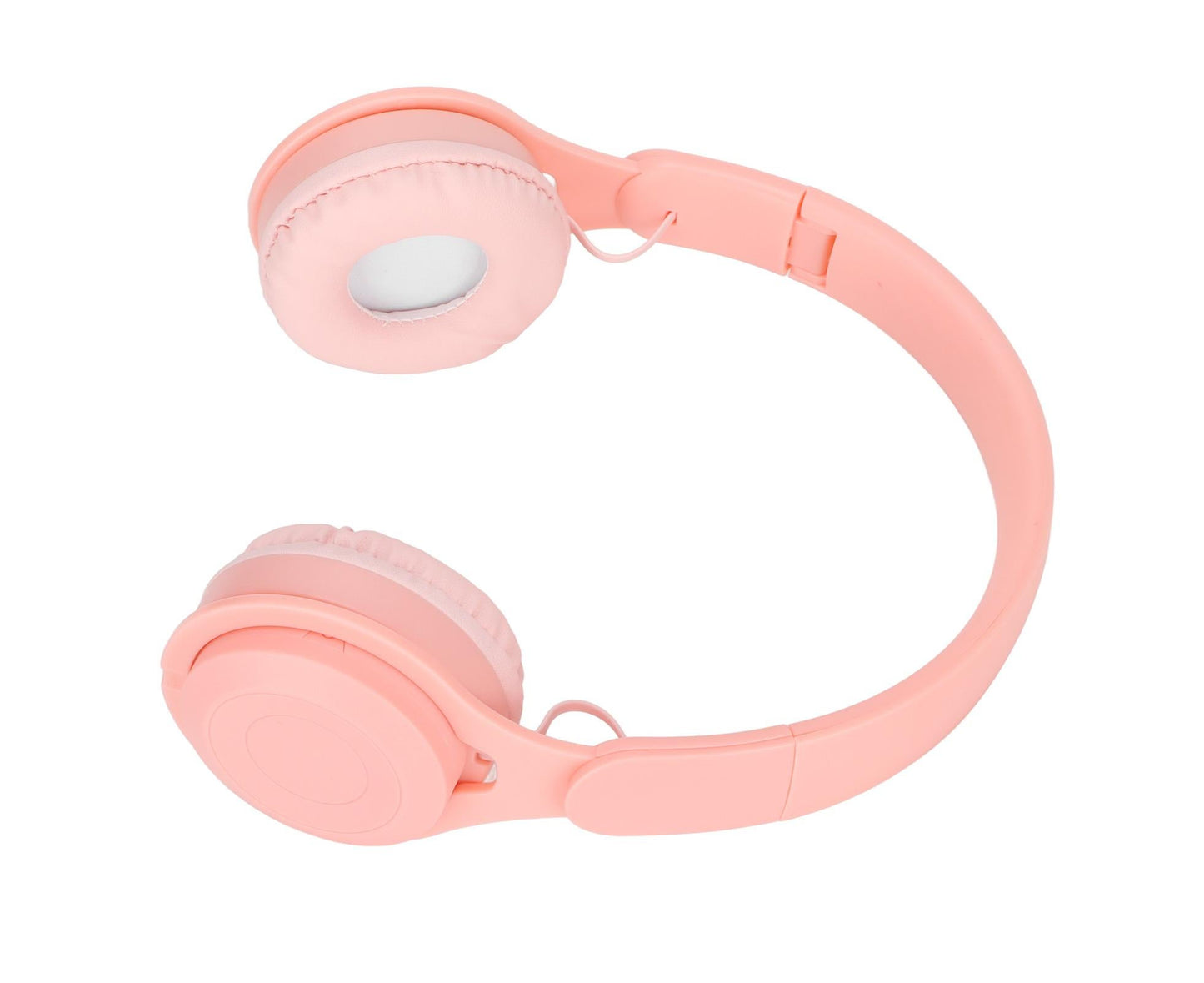 Y08 babies Headphone Macaron Stylish Stereo Sound Foldable Plug in Card Bluetooth Over Ear Headphones Pink