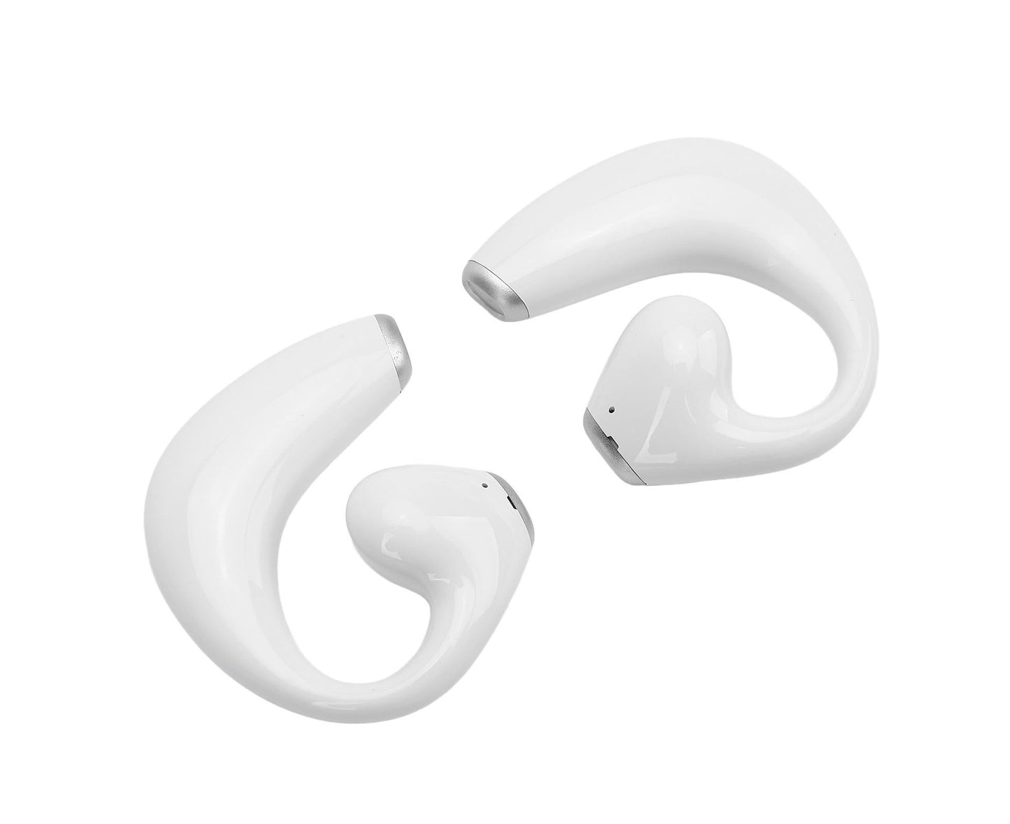 Bluetooth Translation Earbuds with APP Support 144 Languages Real Time Language Translator for Android Device White