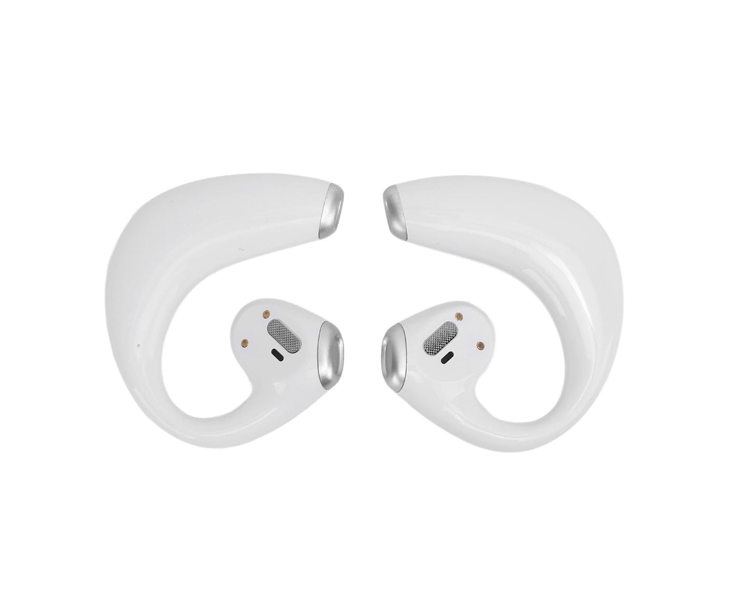 Bluetooth Translation Earbuds with APP Support 144 Languages Real Time Language Translator for Android Device White