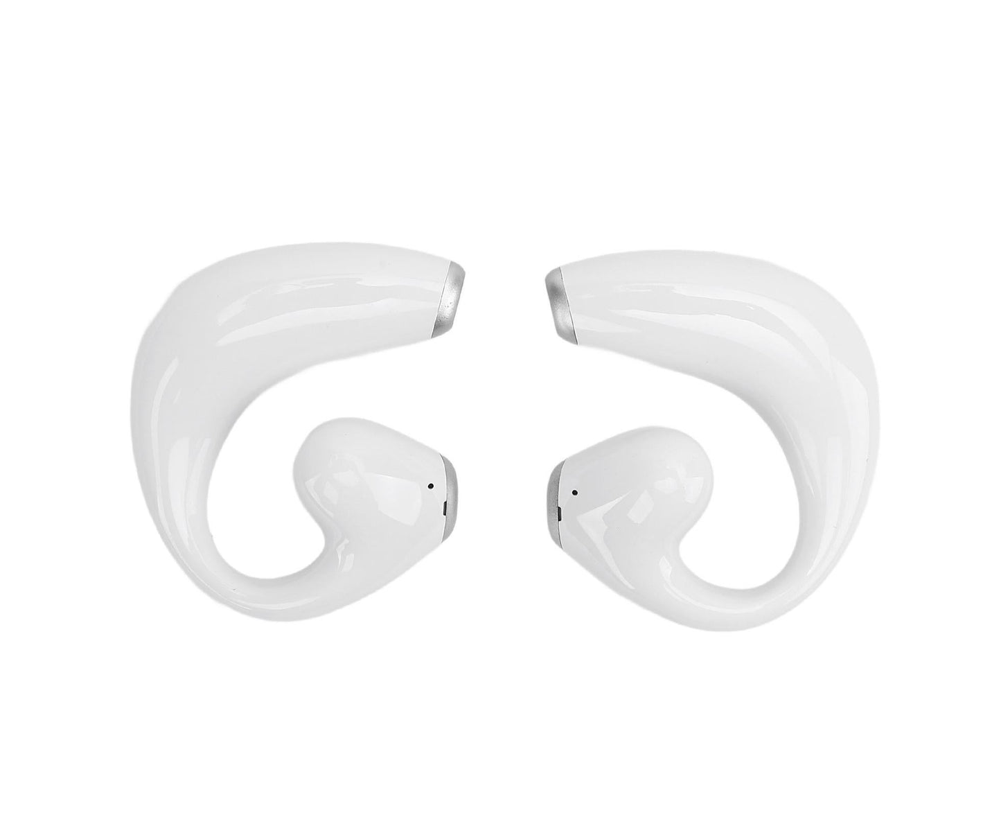 Bluetooth Translation Earbuds with APP Support 144 Languages Real Time Language Translator for Android Device White