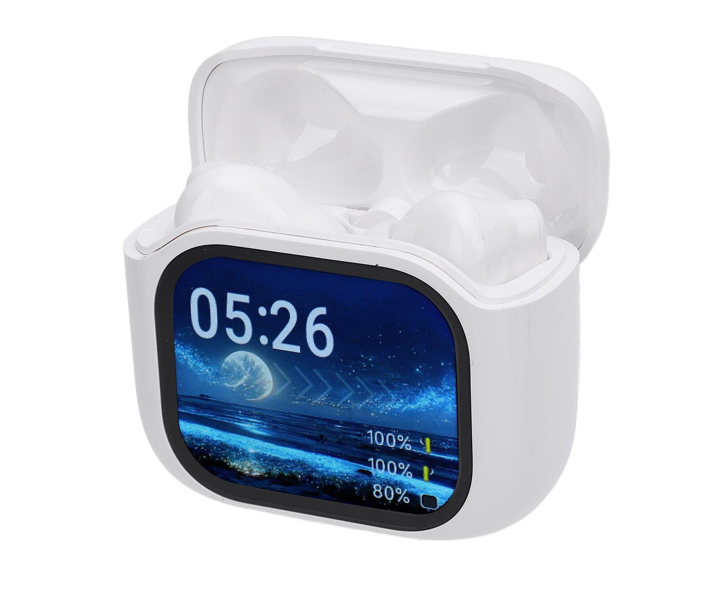 137 Languages Translator Earphones Bluetooth 5.4 ANC Noise Reduction with Charging Case IPX5 Water Resistant Multifunctional