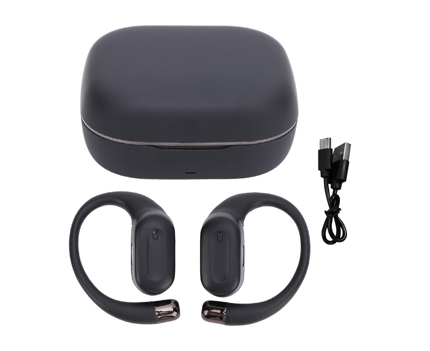 Language Translator Earbuds Bluetooth 5.3 144 Languages Online 3 Modes Instant Voice with APP for IOS Android Black