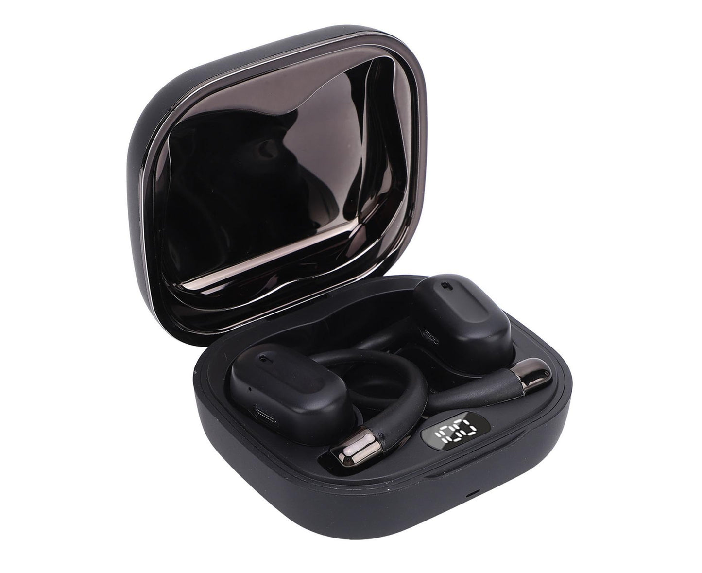 Language Translator Earbuds Bluetooth 5.3 144 Languages Online 3 Modes Instant Voice with APP for IOS Android Black