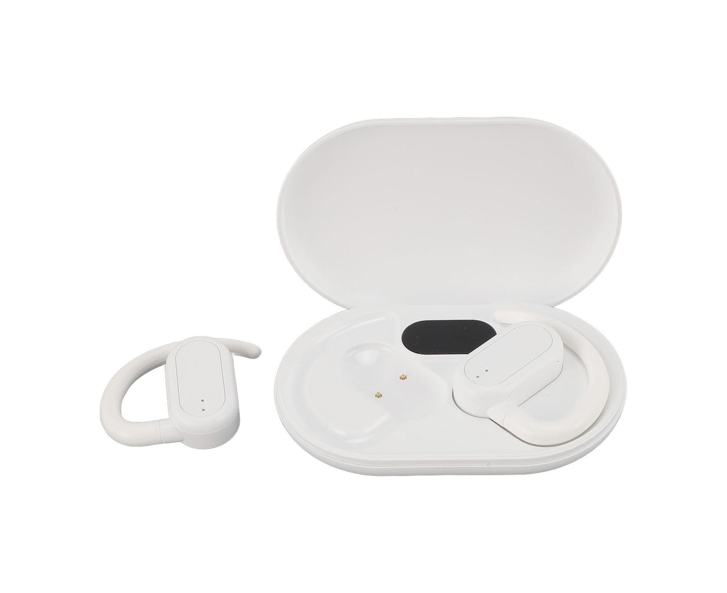 Miniature Translation Earbuds 144 Languages Bluetooth 5.4 Online Real Time Translator Ear Headset for Music and Calling IOS Android White