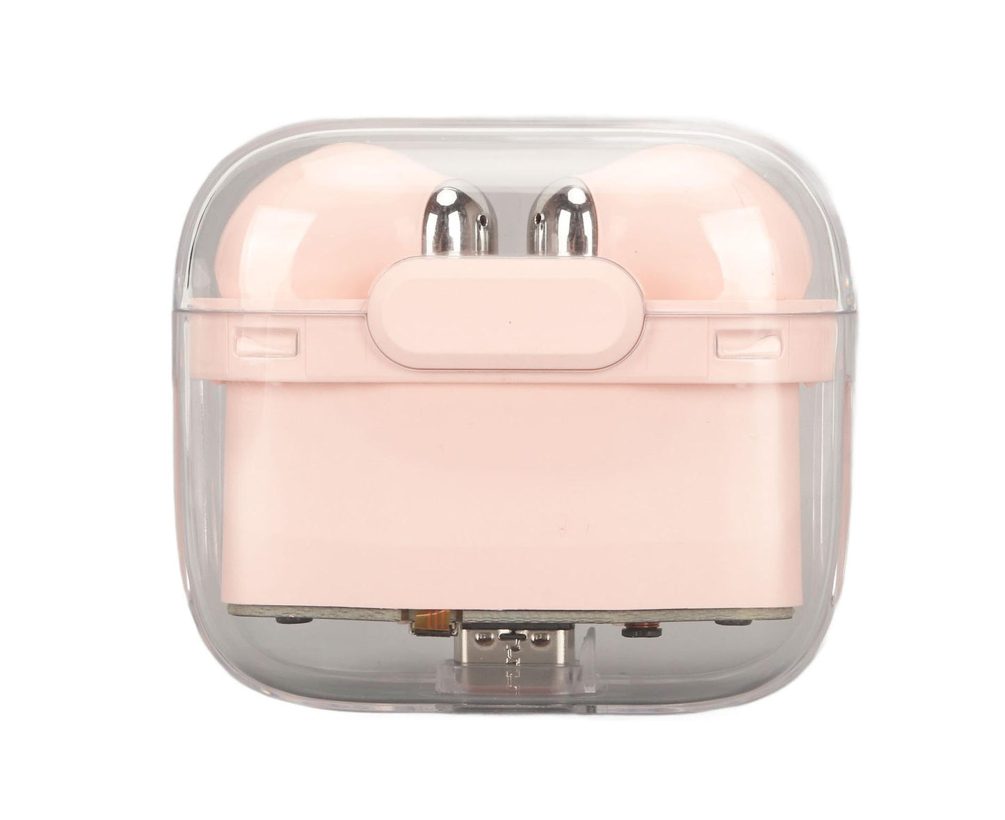 BT5.3 Translation Headset 144 Languages Instant Voice Language Translator Earphone for Business Travel Learning Pink