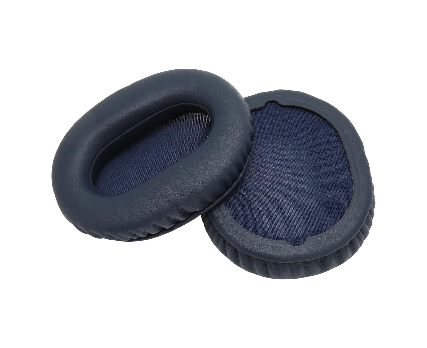 2pcs Ear Cushions Replacement Soft Protein Leather Noise Isolation Foam Thickened Pads for WH CH710N CH720N XB900N Blue
