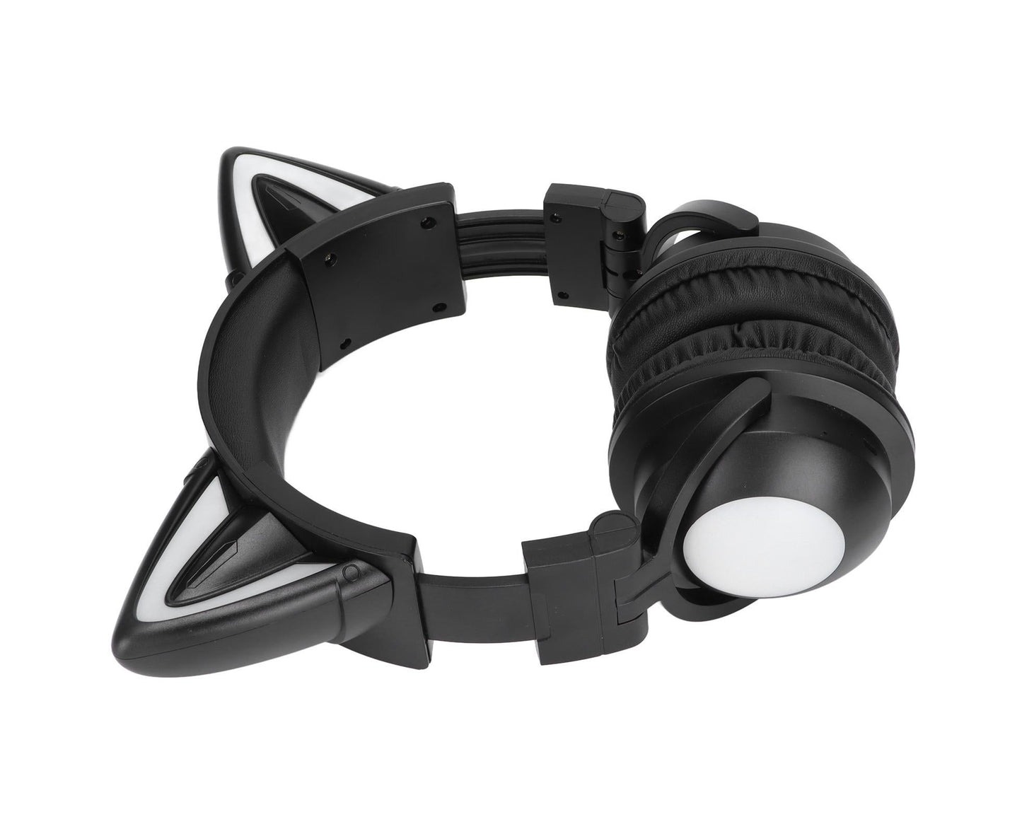 Cat Ear Bluetooth Headset Stereo Headset with Microphone LED Cute Cat Headset for Girls babies