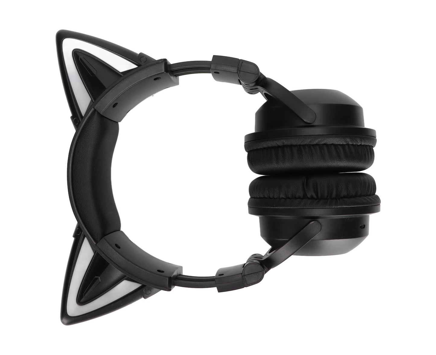 Cat Ear Bluetooth Headset Stereo Headset with Microphone LED Cute Cat Headset for Girls babies