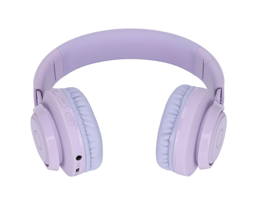 babies Bluetooth Headphones Foldable Ajustable RGB Colorful Light Headset with Mic for babies Study BT06C