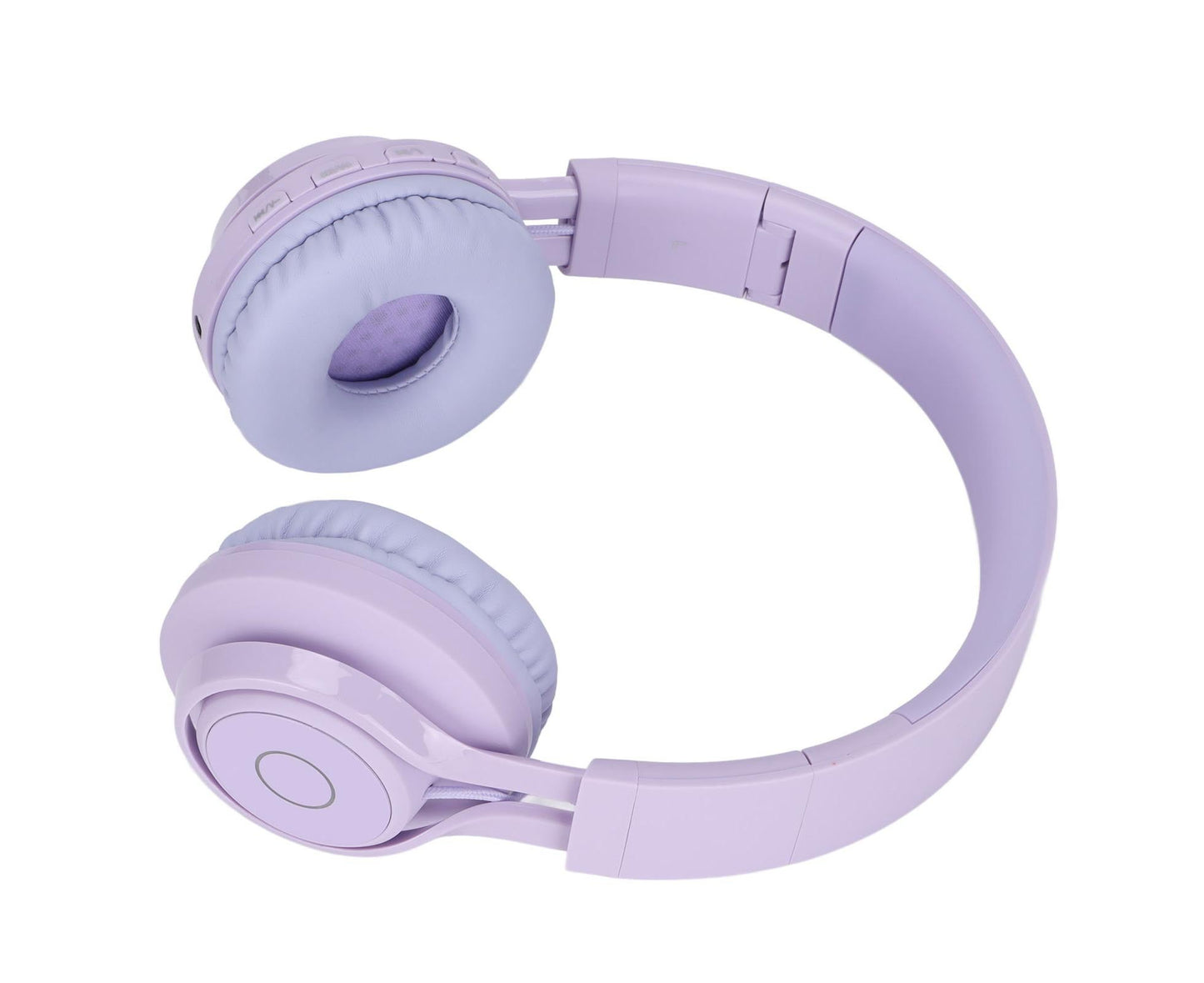 babies Bluetooth Headphones Foldable Ajustable RGB Colorful Light Headset with Mic for babies Study BT06C