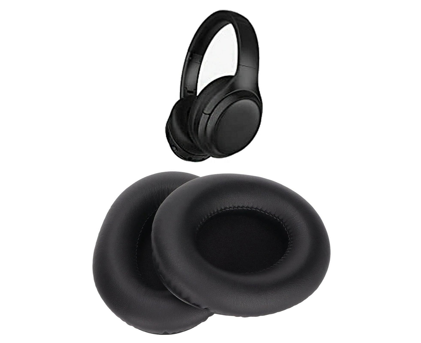Ear Pads Set Protein Leather Soft Replacement Cushions Cover for TaoTronics TtBH060 Headphones