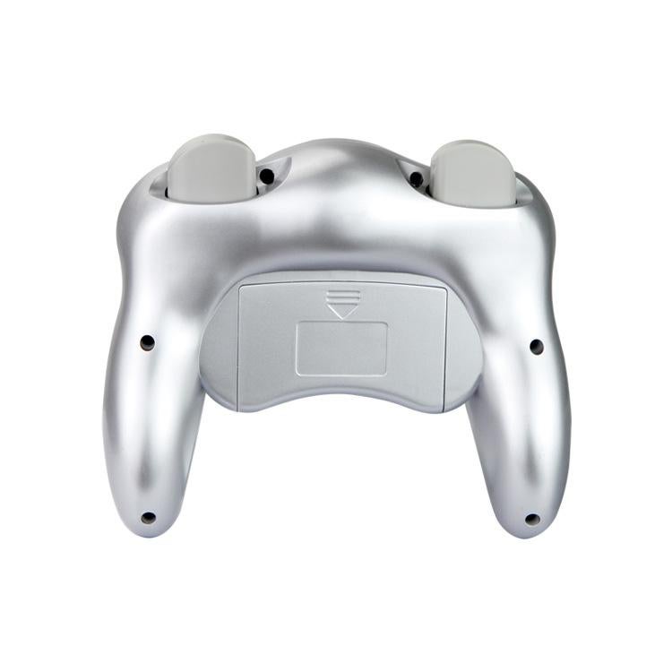 Wireless Game Controller for GC - 2.4Ghz Gamepad with Turbo & Vibration - Compatible with GC Console - Silver