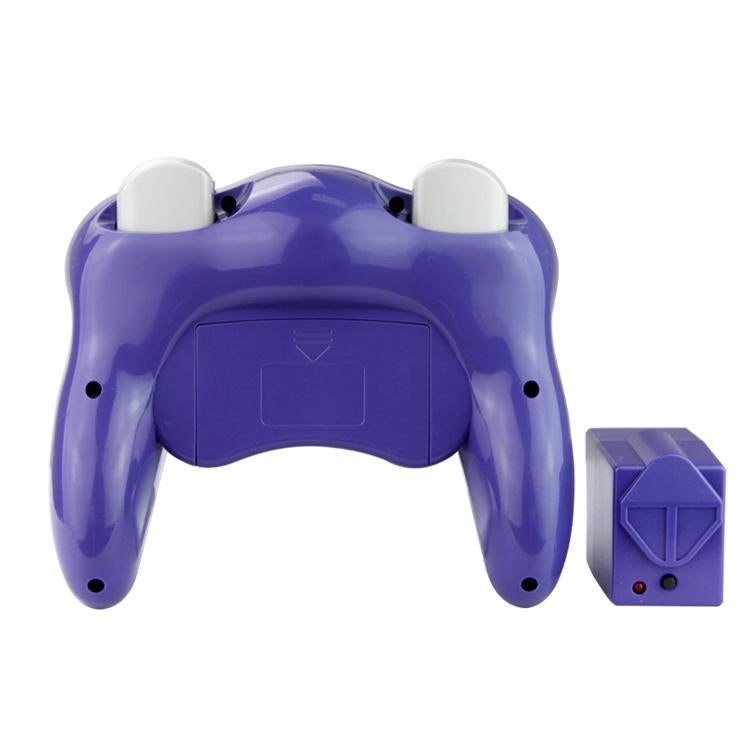 Wireless Game Controller for GC - 2.4Ghz Gamepad with Turbo & Vibration - Compatible with GC Console - Purple