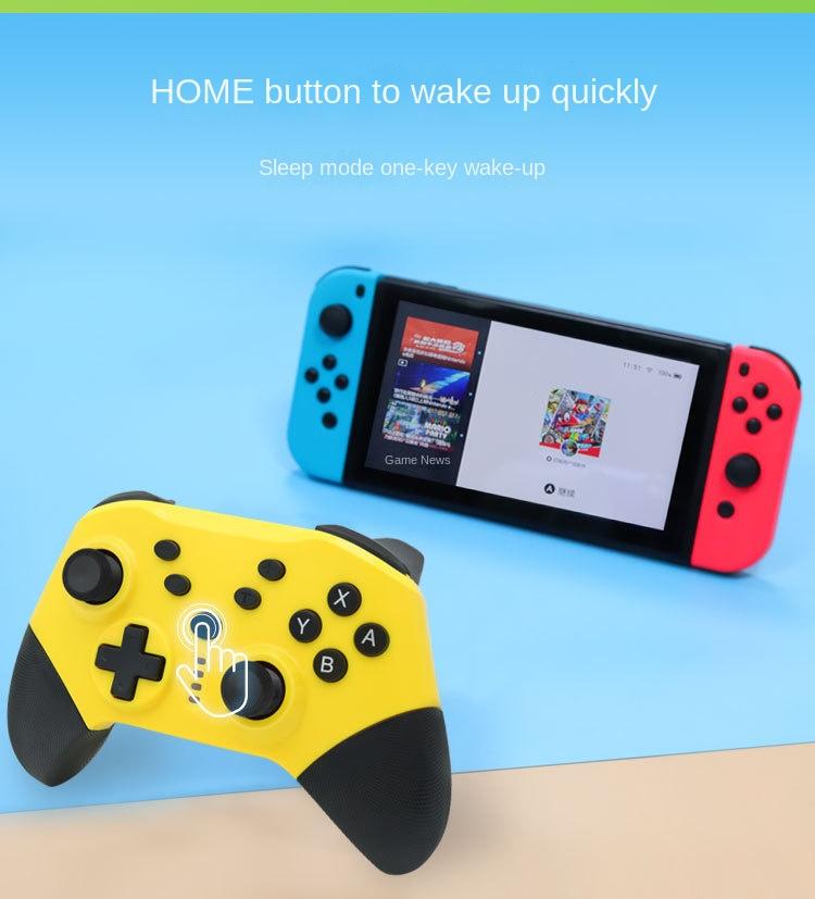 Wireless Game Controller for Switch,PC,Android & PS3 - Pro Gaming Gamepad with Bluetooth,Turbo & Vibration - Pink White