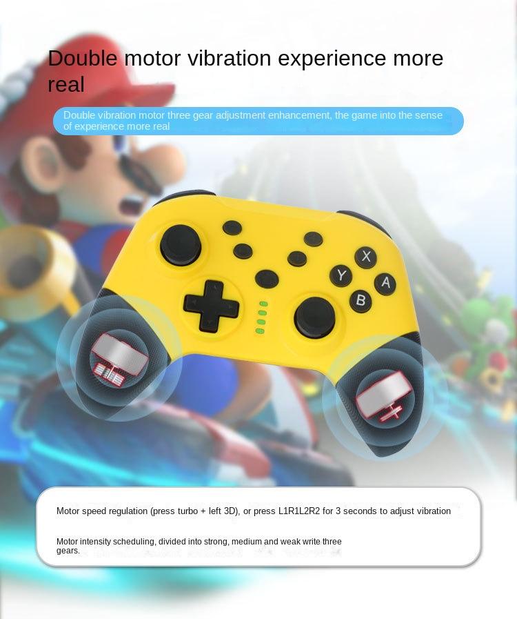 Wireless Game Controller for Switch,PC,Android & PS3 - Pro Gaming Gamepad with Bluetooth,Turbo & Vibration - Blue Black