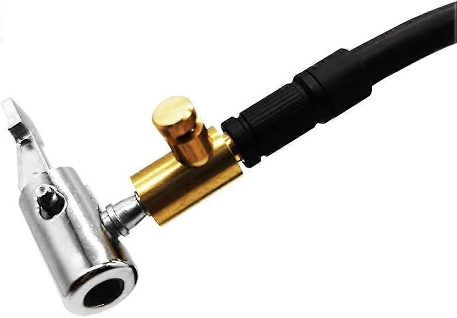Car Tire Valve Adapter,iSpchen Portable Car Tire Inflator Mouthpiece Threaded Mouth Adapter Car Air Pump Connector Accessories Not Deflate