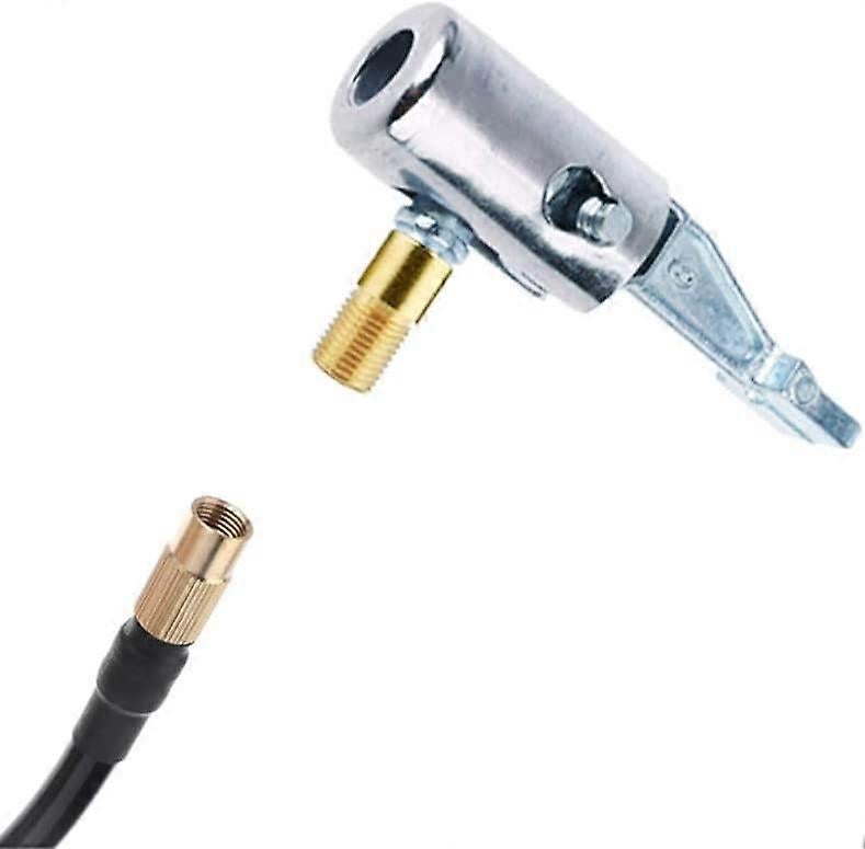 Car Tire Valve Adapter,iSpchen Portable Car Tire Inflator Mouthpiece Threaded Mouth Adapter Car Air Pump Connector Accessories Not Deflate