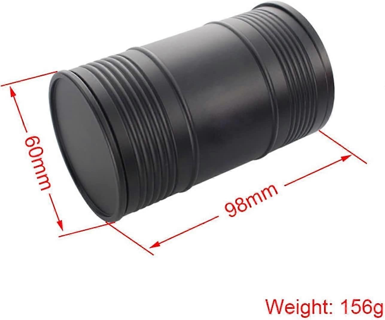 Interior accessories PRECISION WORK Car Ashtray Fit For Car Oil Barrel Metal Ash Tray In Car Ashtrays Cup Holder Fit For Auto Accessories Interior Dec