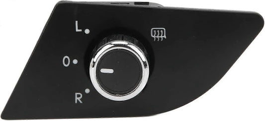 561959565C ABS Side Mirror Door Mirror Switch, Side Mirror Knob Adjust Control Knob Replacement Car Accessory