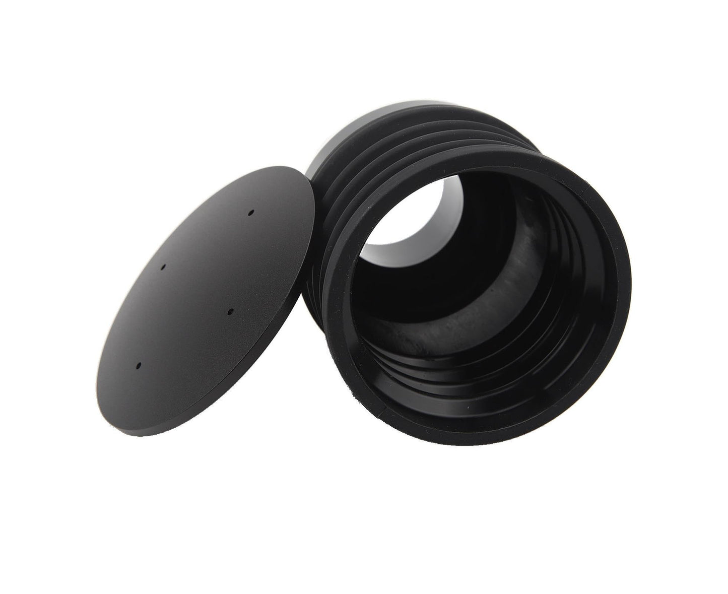 Single Dose Hopper with Bellow & ABS Silicone Coffee Bean Bin, Grinder Accessories