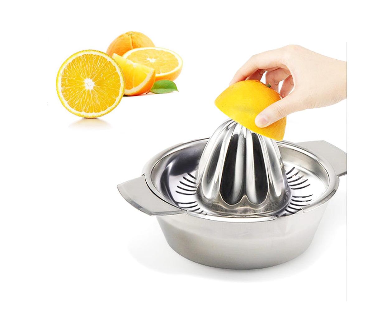 Stainless Steel Manual Citrus Juicer for Lemon, Orange, Fruit Squeezer, Kitchen Tool