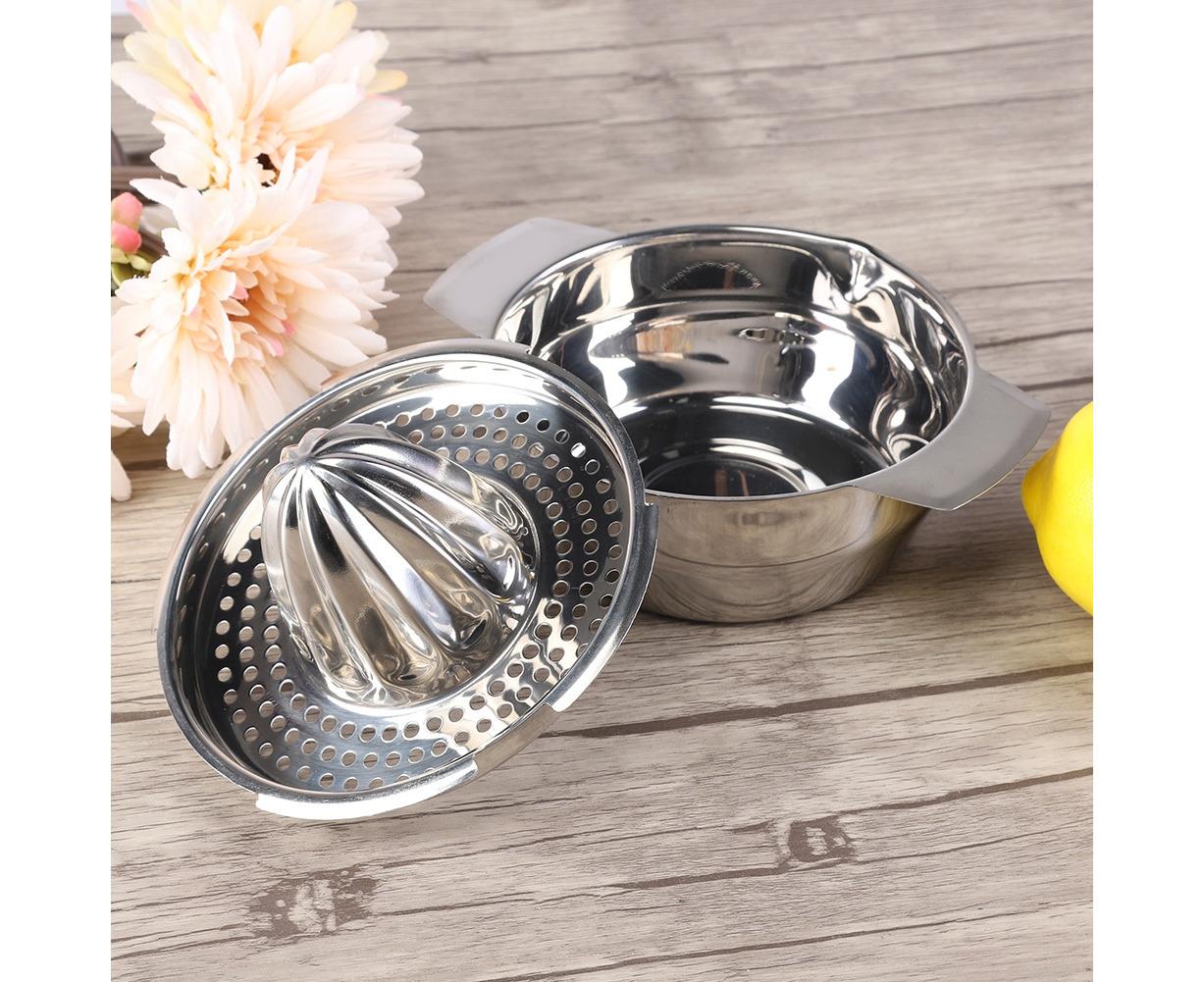 Stainless Steel Manual Citrus Juicer for Lemon, Orange, Fruit Squeezer, Kitchen Tool
