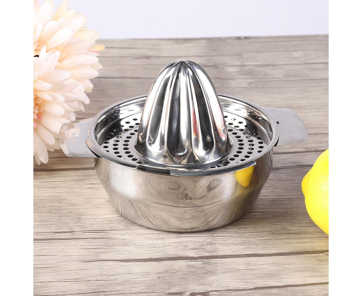 Stainless Steel Manual Citrus Juicer for Lemon, Orange, Fruit Squeezer, Kitchen Tool