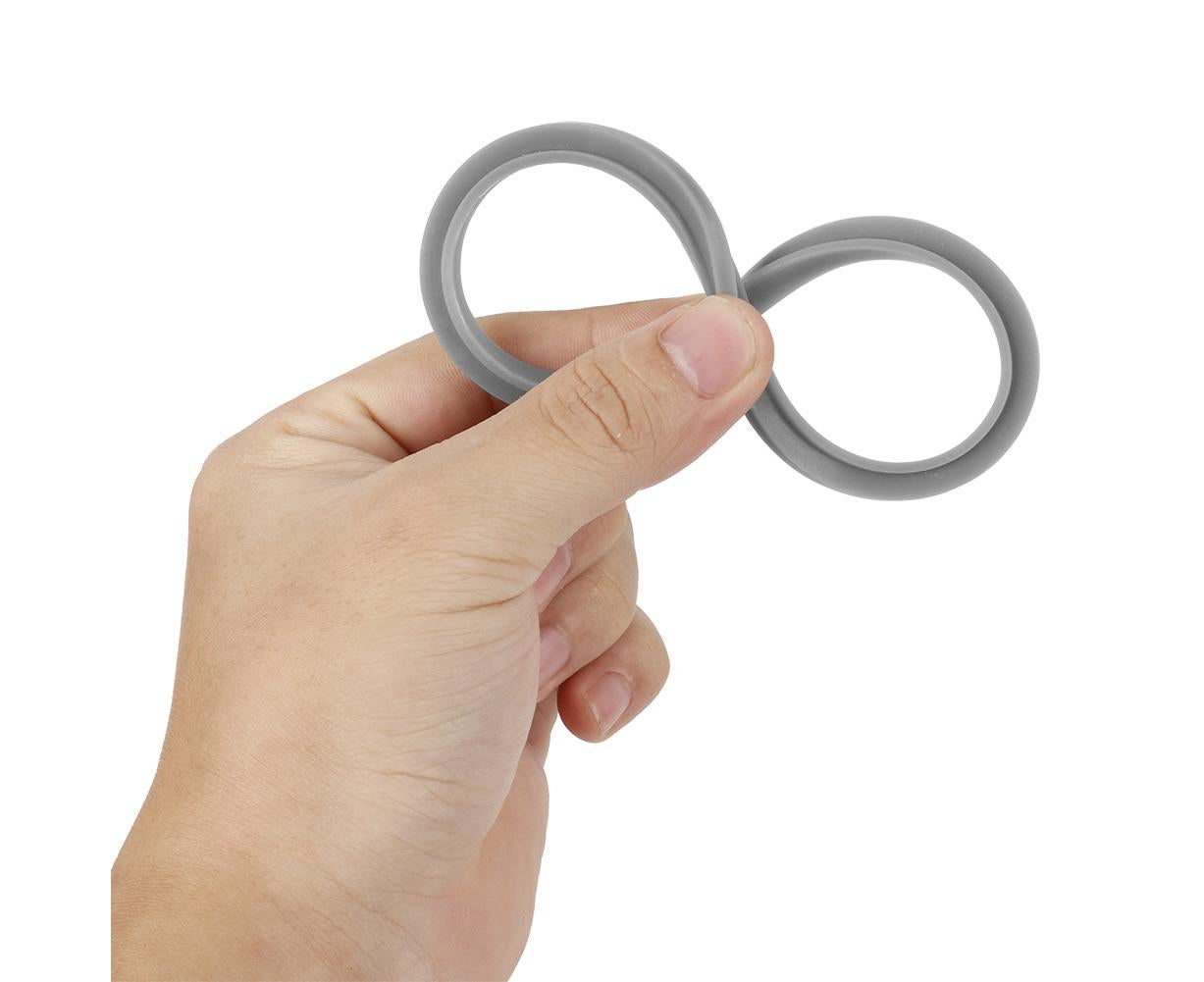 New Replacement Gaskets for Juicer, 2 White Rubber Rings, Flexible Home Use