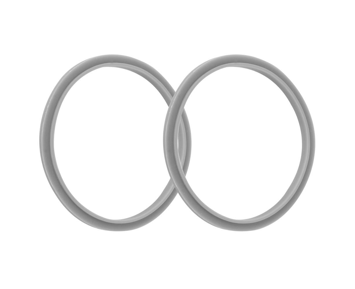 New Replacement Gaskets for Juicer, 2 White Rubber Rings, Flexible Home Use