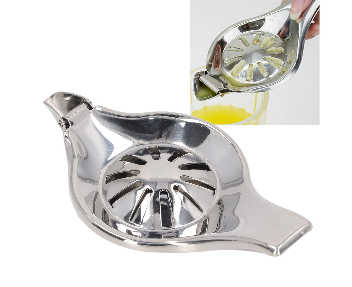 Manual Lemon Juicer, 304 Stainless Steel Lime Squeezer, Citrus Press, Kitchen Tool