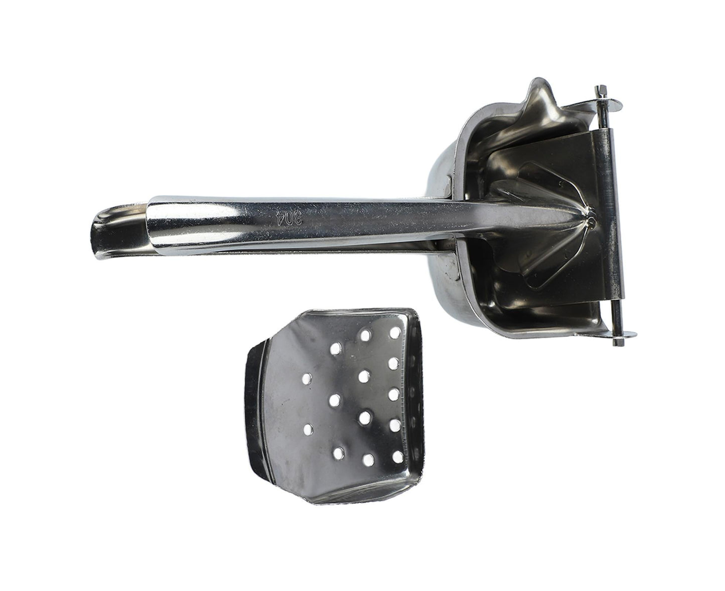 Stainless Steel Lemon Squeezer, Heavy Duty Citrus Juicer with Long Handle for Fruits