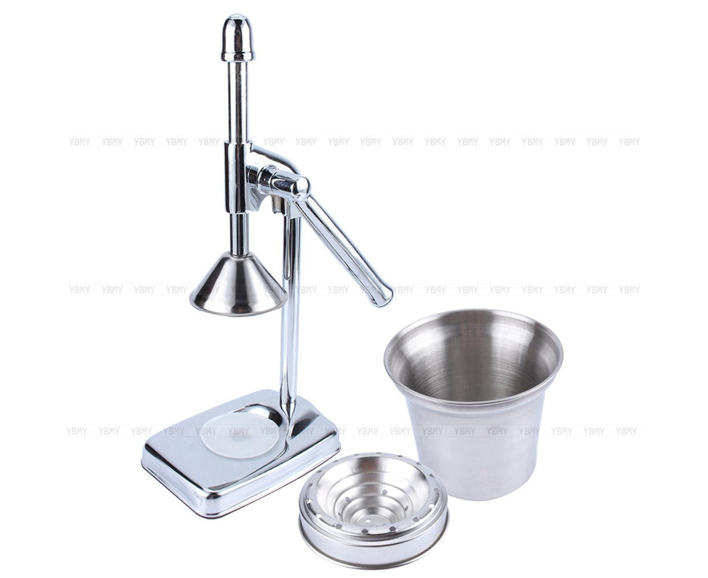 Juicer Maker, Stainless Steel Citrus Fruit Squeezer, Strong Juicing for Home Kitchen