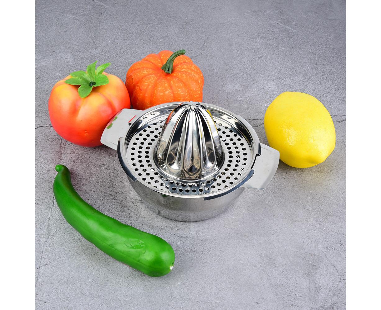 Stainless Steel Portable Manual Lemon Orange Squeezer, Household Fruit Juicer