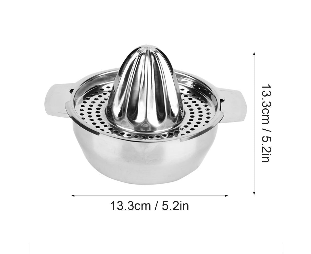 Stainless Steel Portable Manual Lemon Orange Squeezer, Household Fruit Juicer