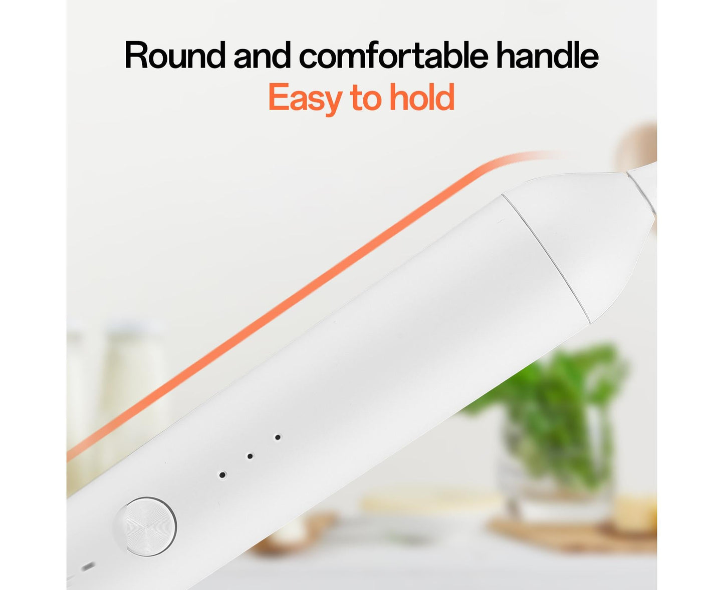 Electric Milk Frother, Rechargeable Handheld Foam Maker, 3 Adjustable Speed Levels, Standable Whisk for Coffee & Cream