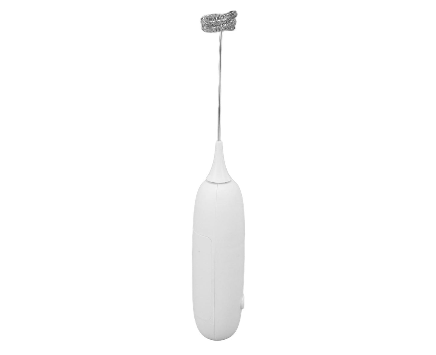 Battery Operated Handheld Milk Frother, Foam Maker, Egg Beater, Household Small Baking Tool for Coffee & Milkshakes, White