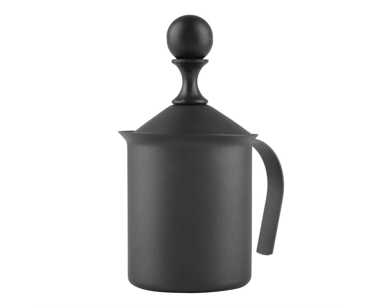 Stainless Steel Manual Double Mesh Milk Frother, Foam Maker for Coffee Decoration (400ml)