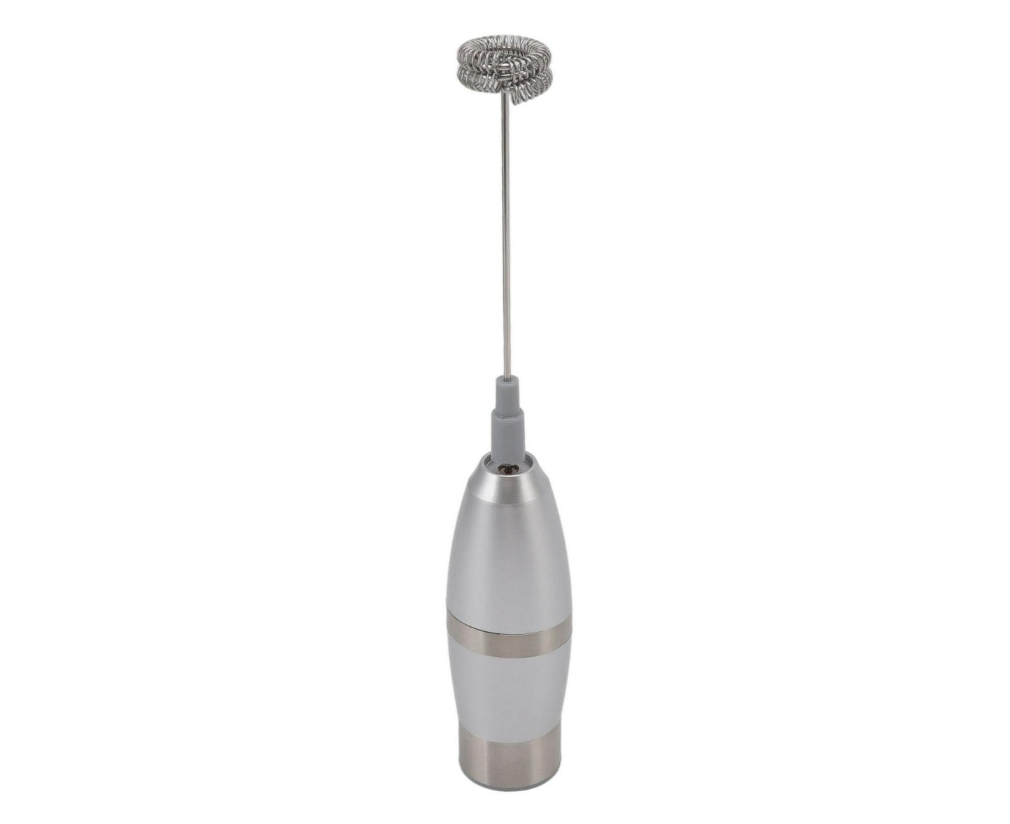 Electric Milk Frother, Handheld Battery Operated Drink Mixer, Portable Eggbeater with Stainless Steel Whisk