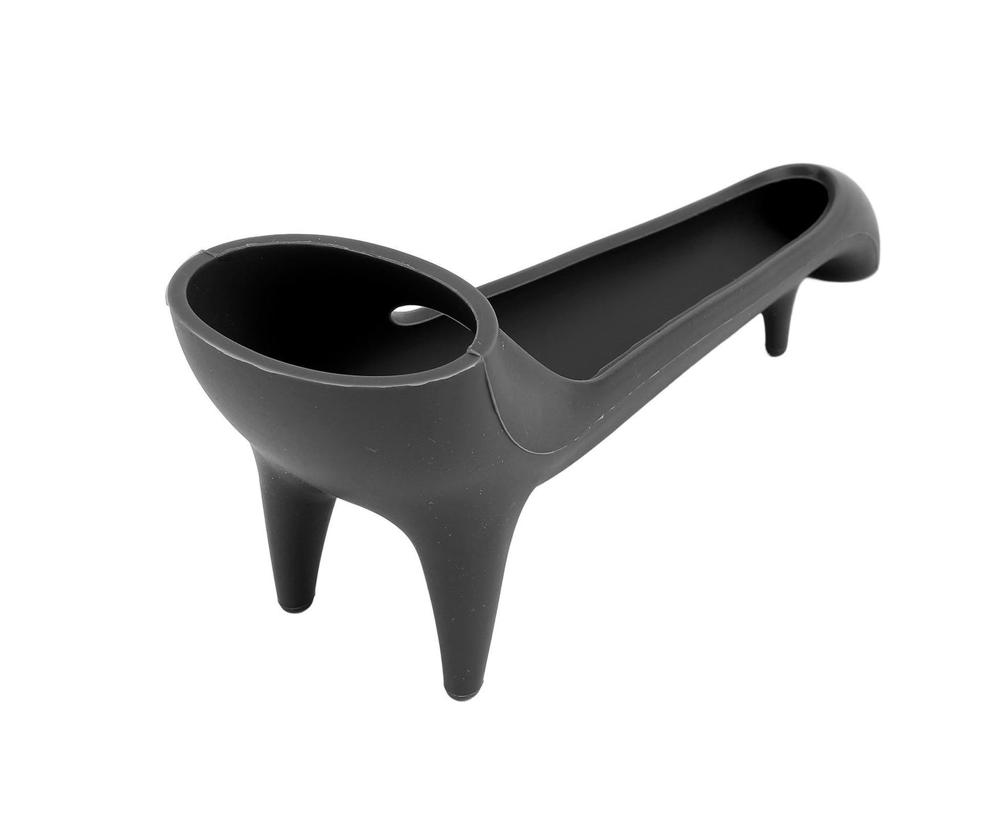 Coffee Maker Water Spout, Food Grade Silicone, Quick Access Funnel for Coffee Machine Accessories, Black