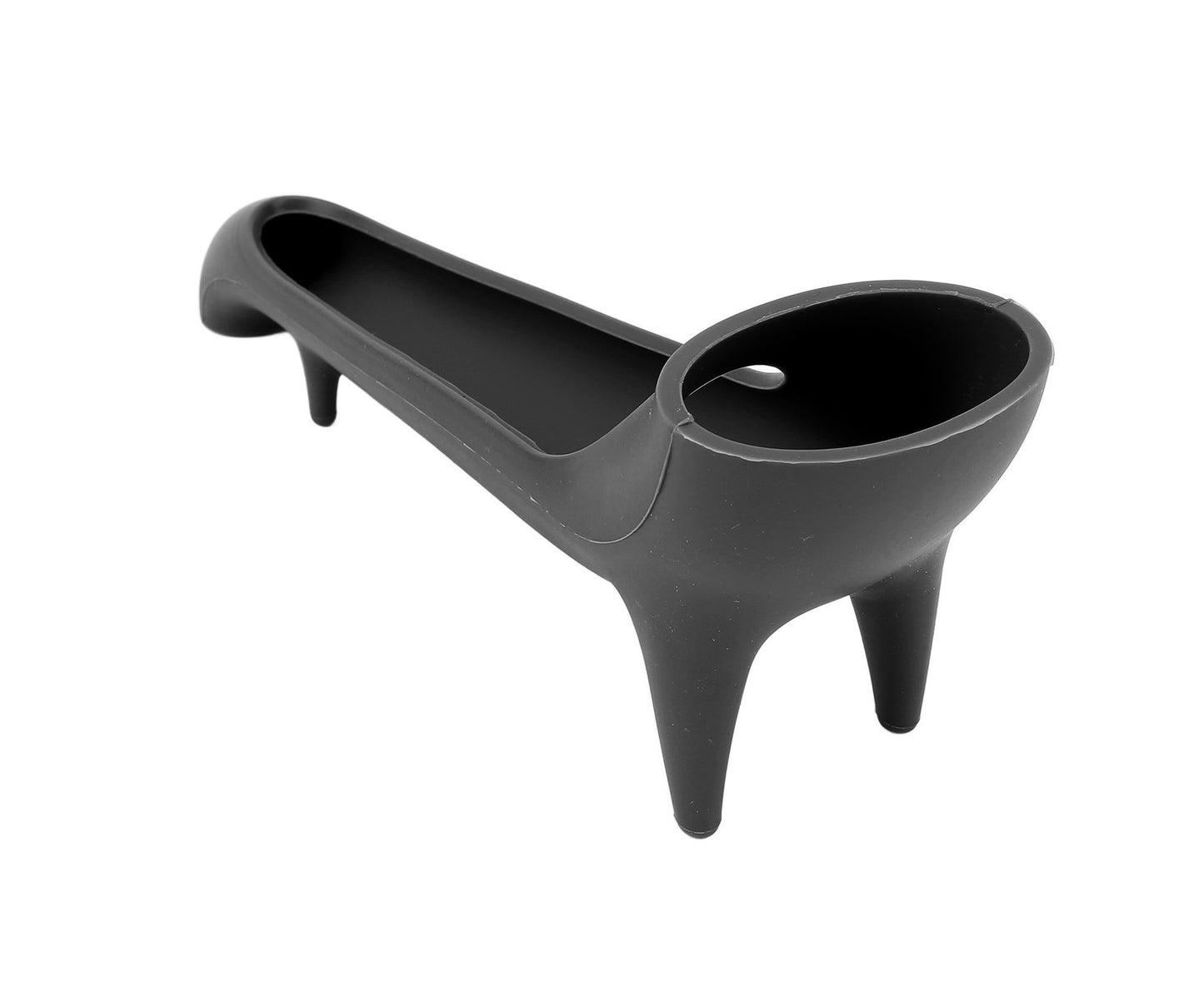 Coffee Maker Water Spout, Food Grade Silicone, Quick Access Funnel for Coffee Machine Accessories, Black