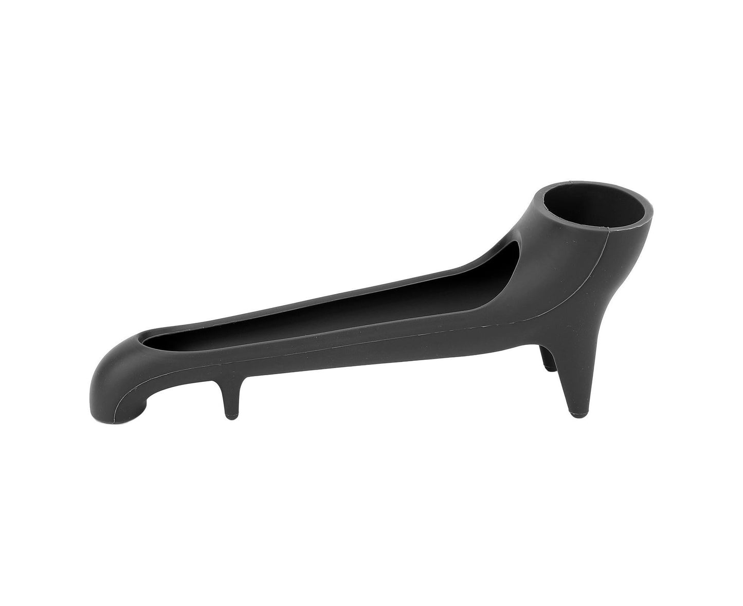 Coffee Maker Water Spout, Food Grade Silicone, Quick Access Funnel for Coffee Machine Accessories, Black