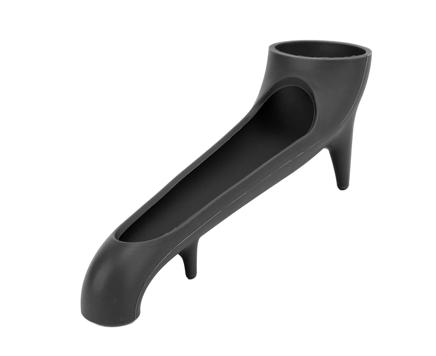 Coffee Maker Water Spout, Food Grade Silicone, Quick Access Funnel for Coffee Machine Accessories, Black