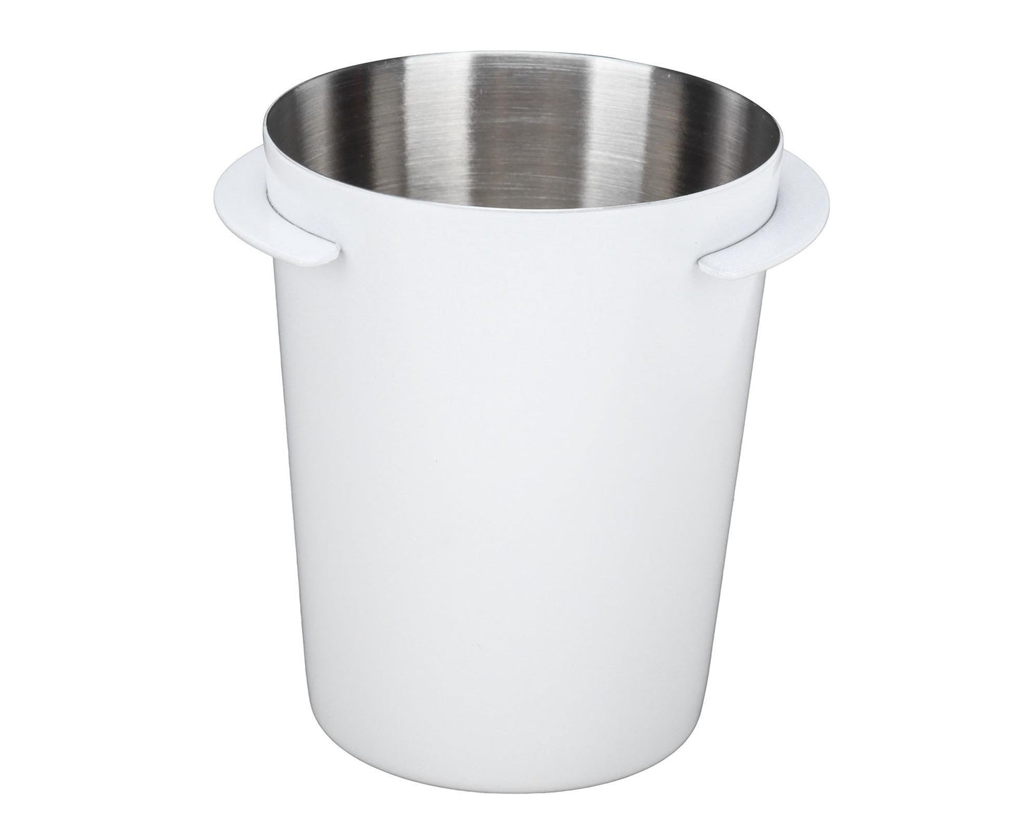 58mm Coffee Dosing Cup, Stainless Steel Dosing Tool for Coffee Machine Handle, White