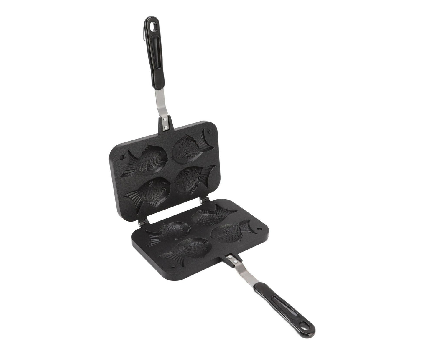 Taiyaki Fish Shape Cake Maker, Non-Stick Double Baking Pan Waffle Mold